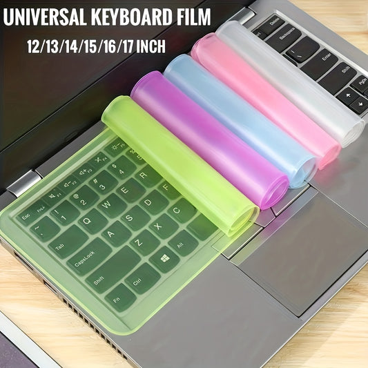 30.48cm33.02cm 35.56cm 38.1cm 43.18cm Laptop Protector Skin Film, Colorful Universal Silicone Laptop Keyboard Cover Protector Skin Film