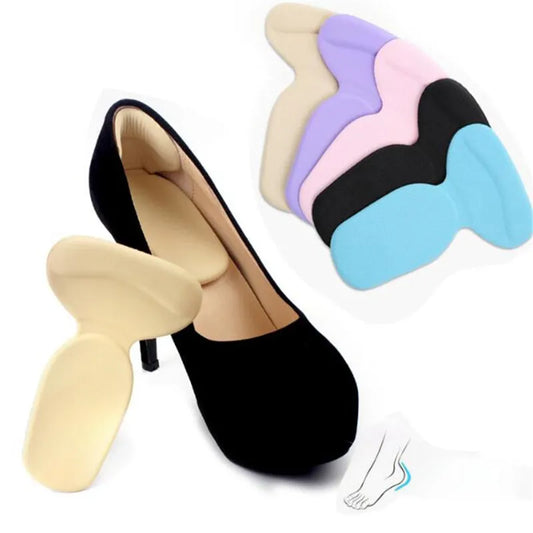 2PCS Women High Heel Grips Liner Arch Support Orthotic Shoes Insert Insoles Foot Heel Protector Cushion Pads for Women