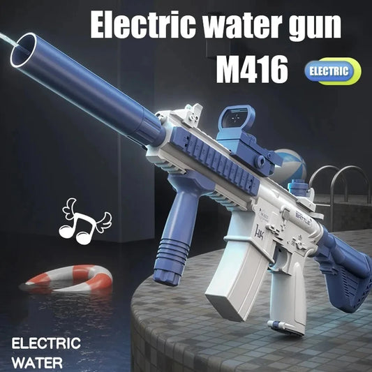 New Water Gun Electric Toy High Voltage Strong Charging Energy Fully Automatic Shooting Toy Summer Beach CS Toy Boy Girl Gift