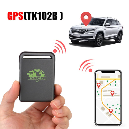 ملحقات السيارة جهاز تعقب GPS GSM GPRS احترافي مع جهاز تحكم عن بعد لتتبع السرعة الزائدة TK102B وجهاز تحديد موقع السيارة