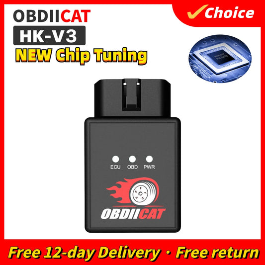 HK-V3 OBDIICAT Chip Tuning Box For Benzine &Diesel Cars Increase Power Save Fuel